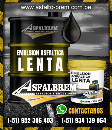 venta de emulsion asfaltica lenta